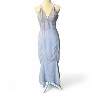 ASOS Light Blue Fishtail Mermaid Dress Size 6 Fairy Soft Girl